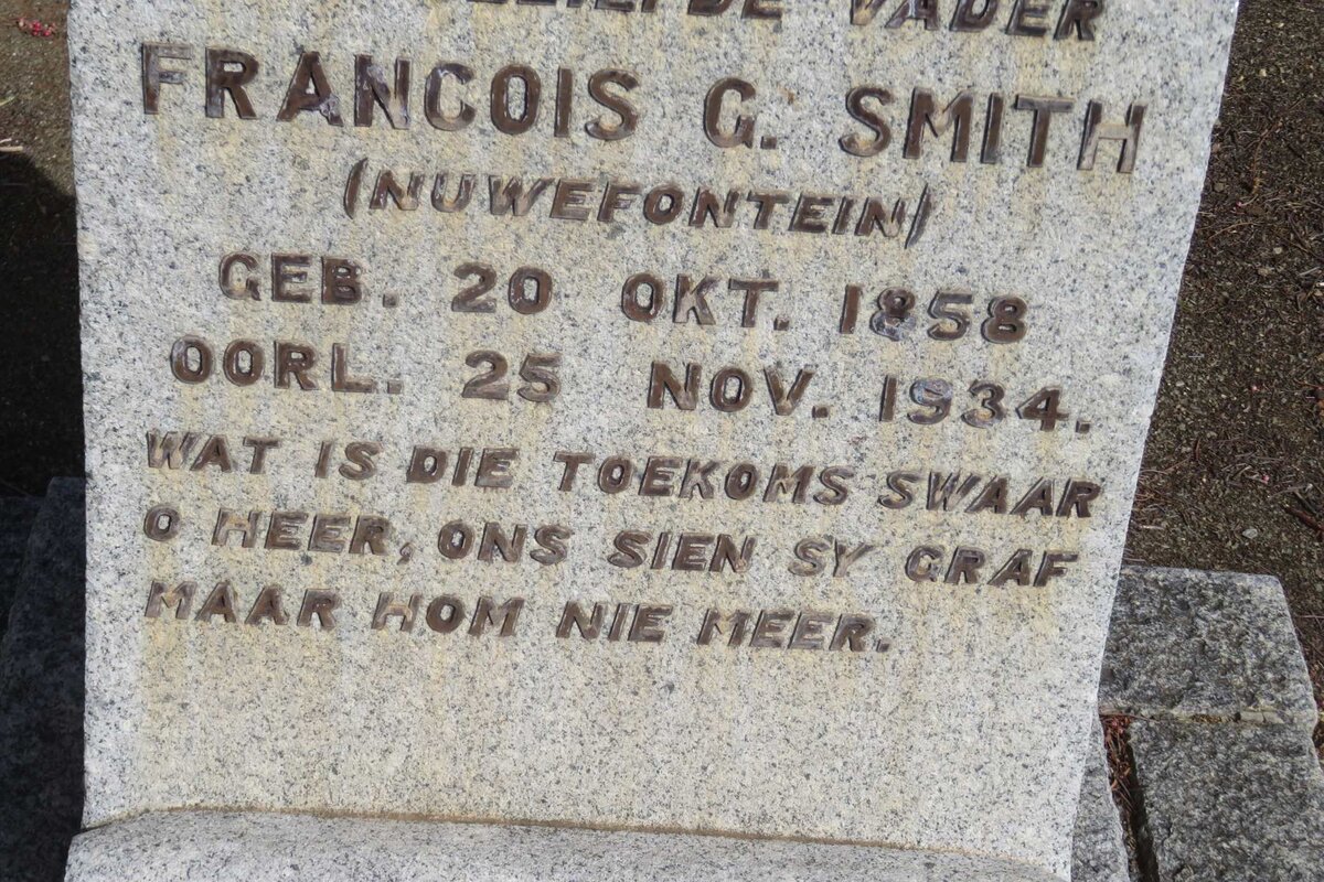 SMITH Francois G. 1858-1934