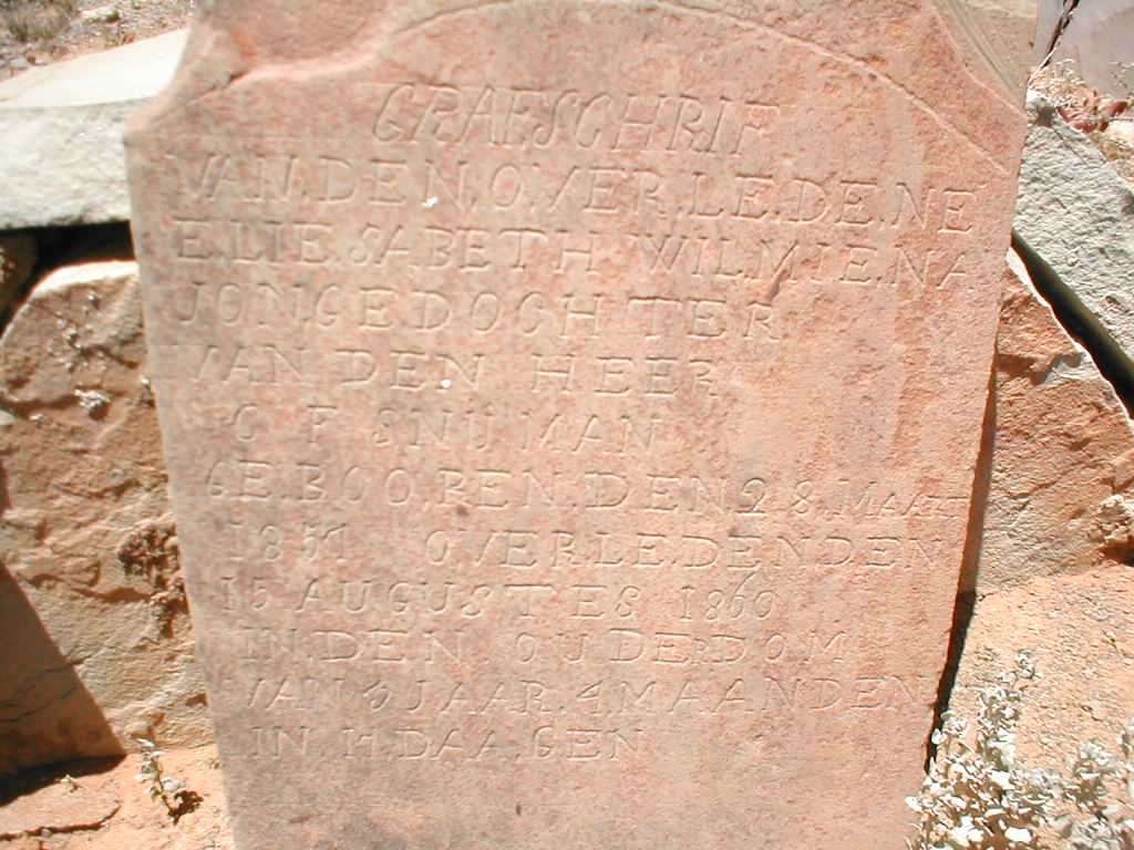 SNIJMAN Eliesabeth Wilmiena 1851-1860