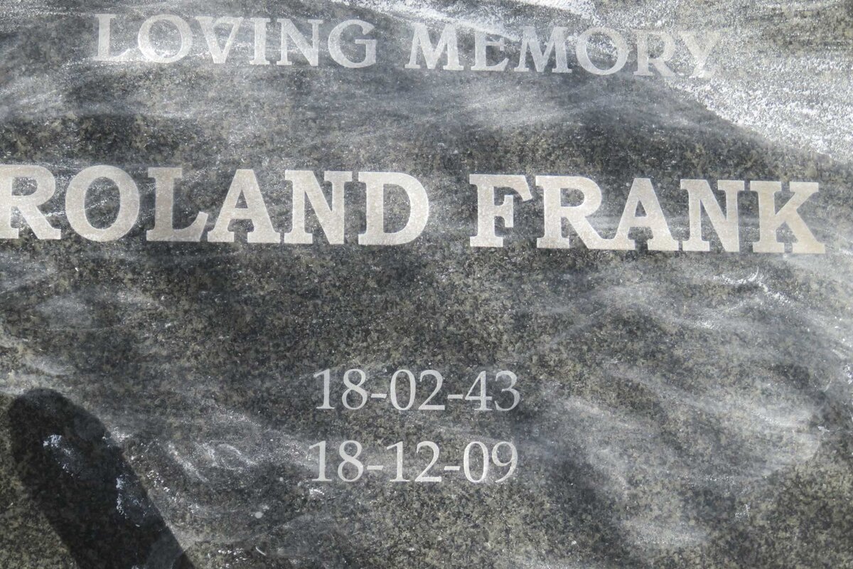 ? Roland Frank 1943-2009
