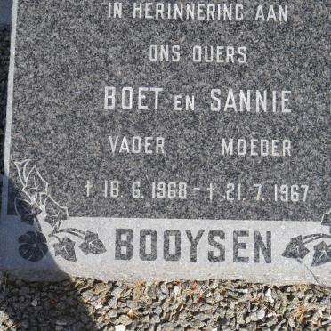BOOYSEN Boet -1968 &amp; Sannie -1967