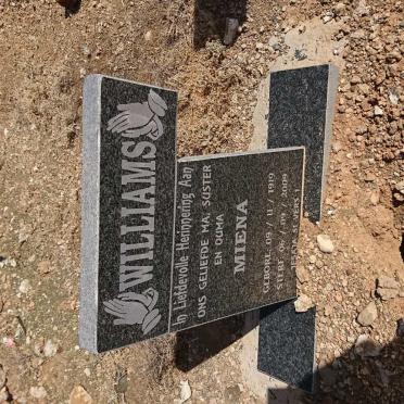 WILLIAMS Miena 1919-2009