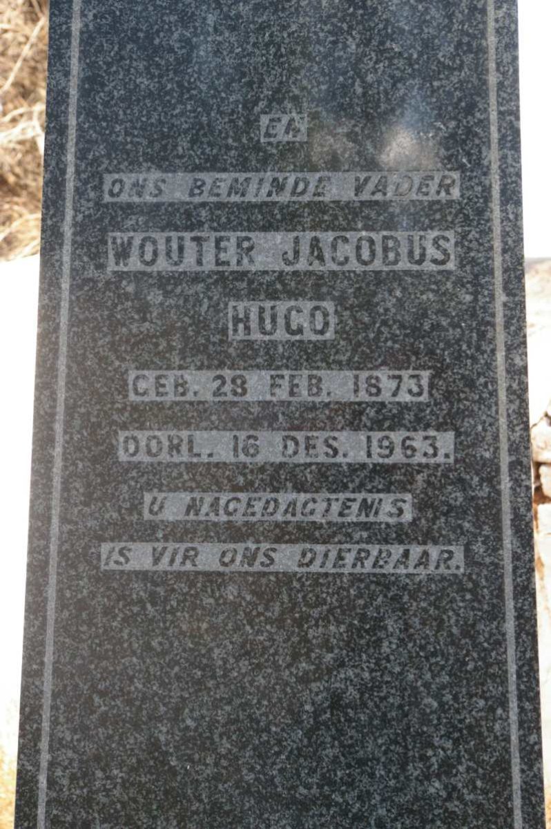 HUGO Wouter Jacobus 1873-1963