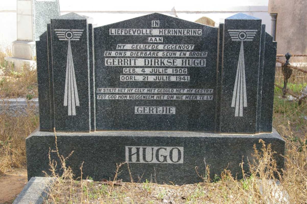 HUGO Gerrit Dirkse 1906-1941