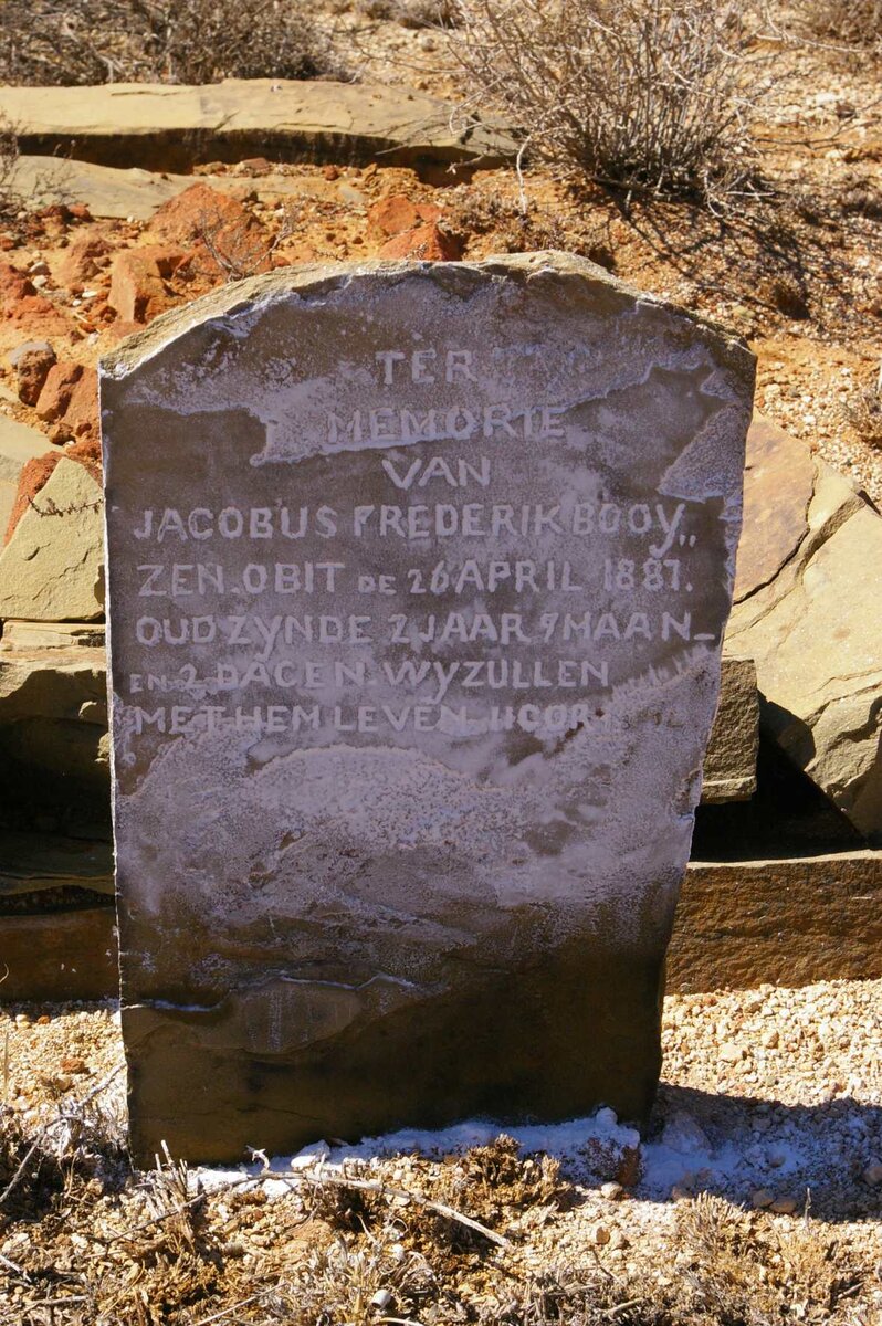 BOOYZEN Jacobus Frederik -1887