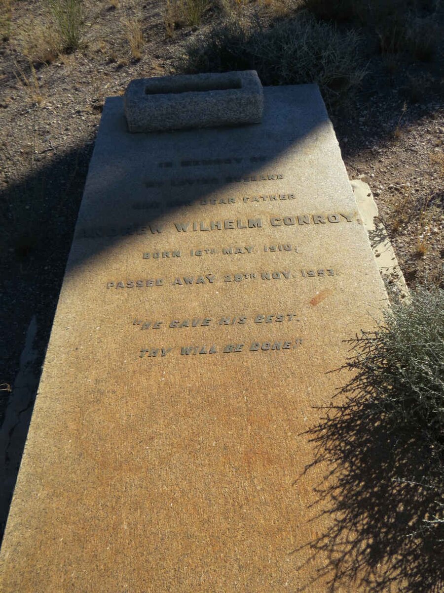 CONROY Andrew Wilhelm 1910-1953