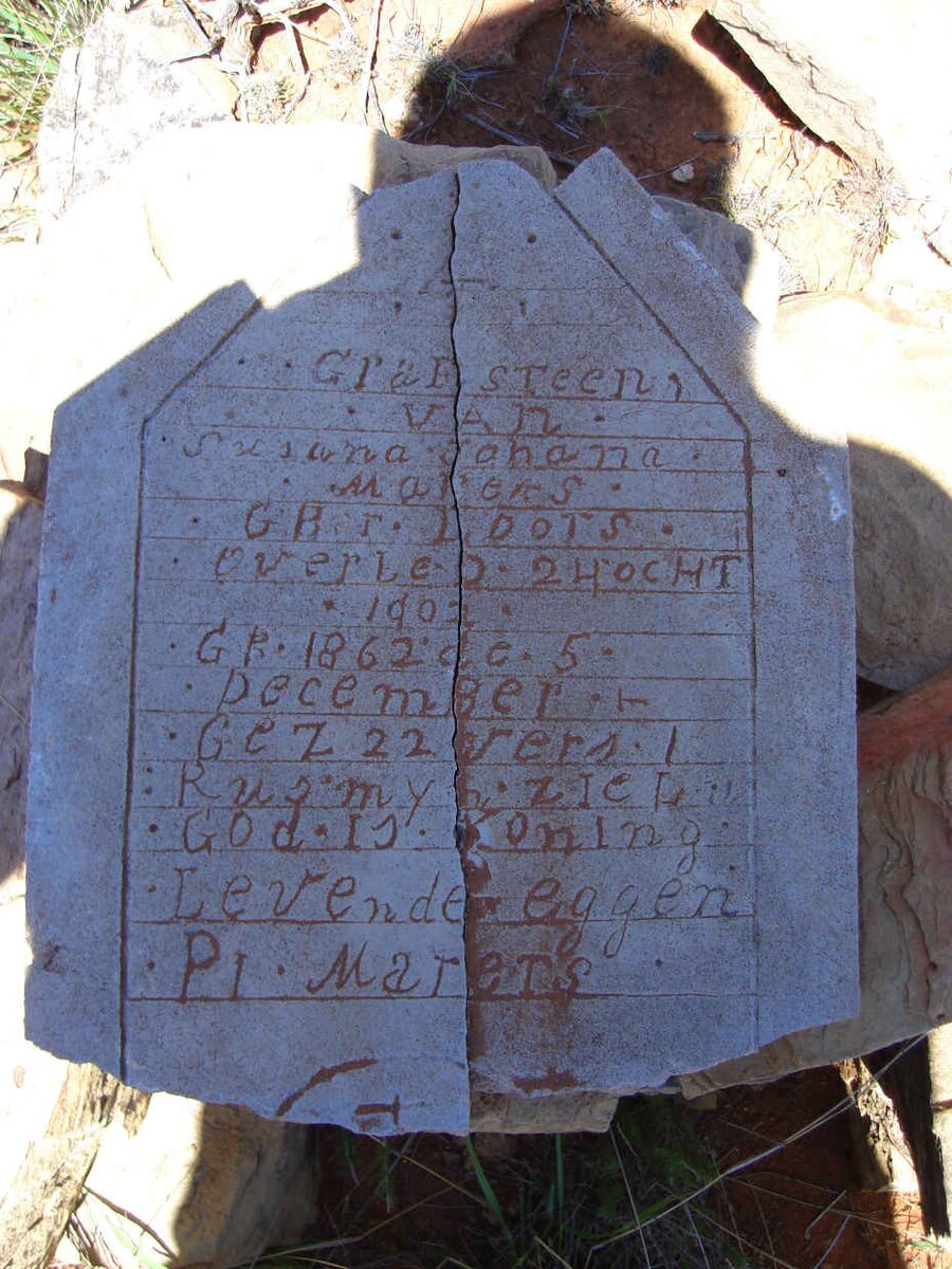 MARETS Susana Johana nee LOOTS 1862-1902