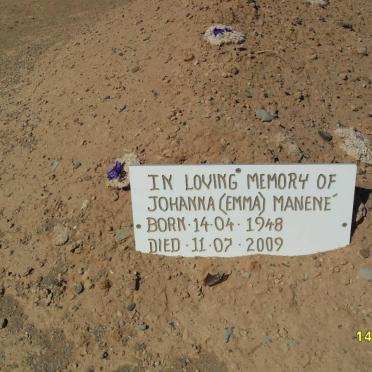 MANENE Johanna 1948-2009