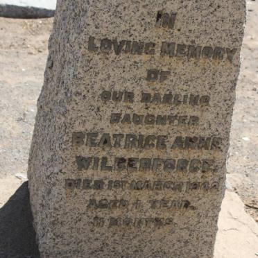 WILBERFORCE Beatrice Anne -1942