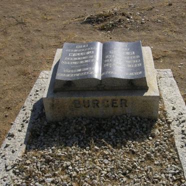 BURGER Willie J. 1878-1947 &amp; Maria M. KEYSER 1878-1951 