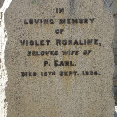 EARL Violet Rosaline -1924