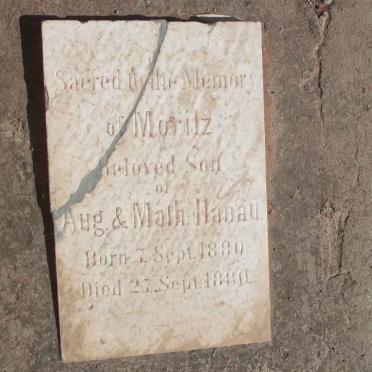 HANAU Moritz 1880-1880