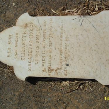 HOUGH Elizabeth Magaretha nee SMITH 1822-1904