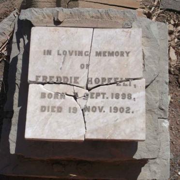 HOPFELT Freddie 1898-1902