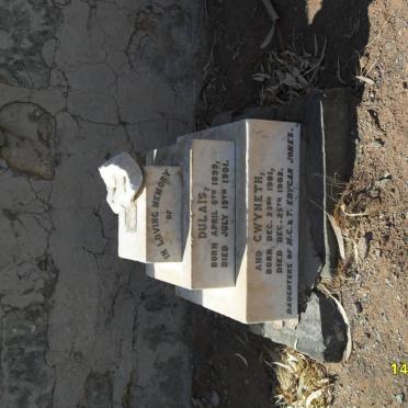 JONES Dulais 1898-1901 :: JONES Gwyneth 1901-1902