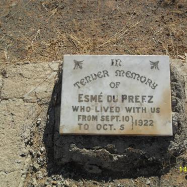 PREEZ Esme, du 1922-1922
