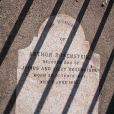 ROSENSTEIN Arthur 1895-1896