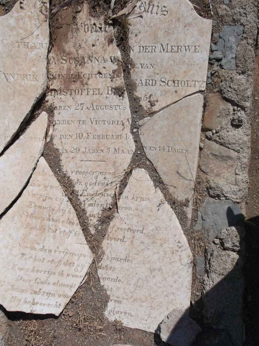 SCHOLTZ Catharina Susanna nee VAN DER MERWE