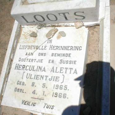 LOOTS Herculina Aletta 1965-1966