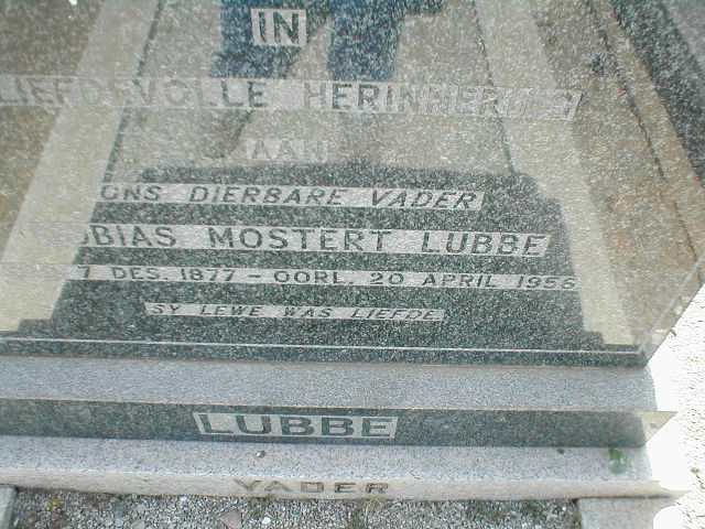 LUBBE Tobias Mostert 1877-1956