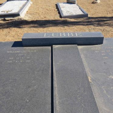 LUBBE Willem Schalk 1911-1980 &amp; Marie Johanetta VAN DER WESTHUIZEN 1921-