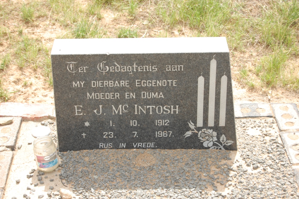 MCINTOSH E.J. 1912-1967