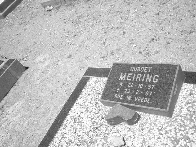 MEIRING Ouboet 1957-1987