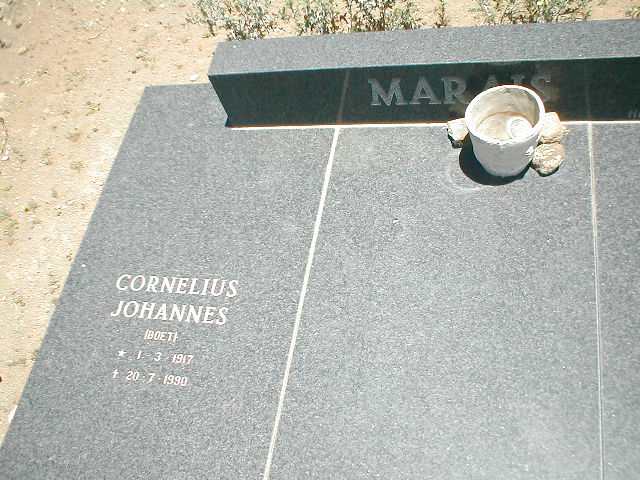 MARAIS Cornelius Johannes 1917-1990