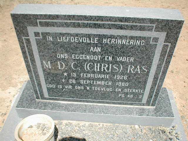 RAS M.D.C. 1926-1980