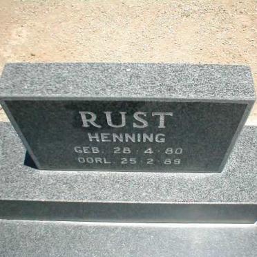 RUST Henning 1980-1989