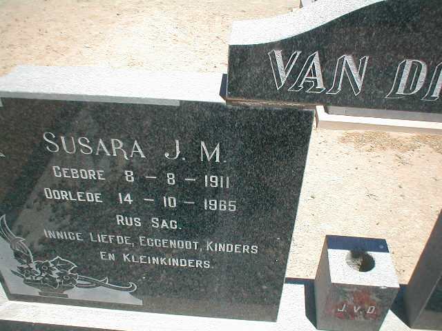 DRUTEN Susara J.M., van 1911-1965