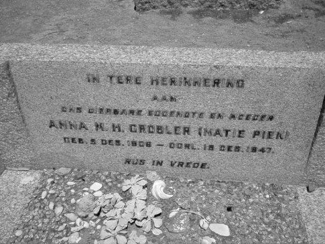 GROBLER Anna M.H. 1906-1947