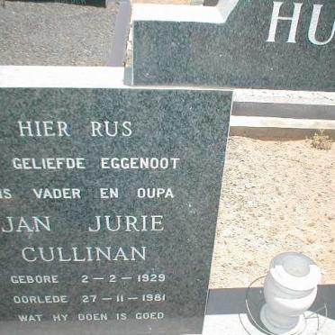HUMAN Jan Jurie Cullinan 1929-1981