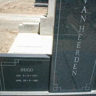HEERDEN Hugo, van 1897-1981