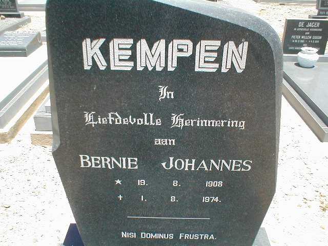 KEMPEN Bernie Johannes 1908-1974