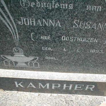 KAMPHER Johanna Susanna nee OOSTHUIZEN 1883-