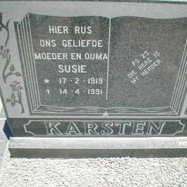 KARSTEN Susie 1919-1991