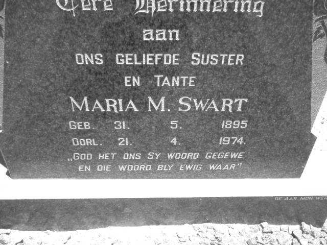 SWART Maria M. 1895-1974