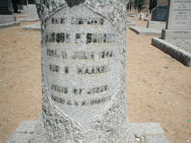 SCHOLTZ Kobus P. -1945