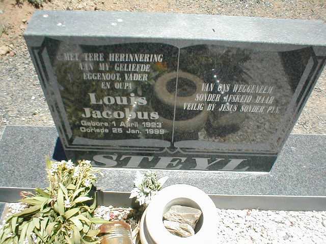 STEYL Louis Jacobus 1923-1999
