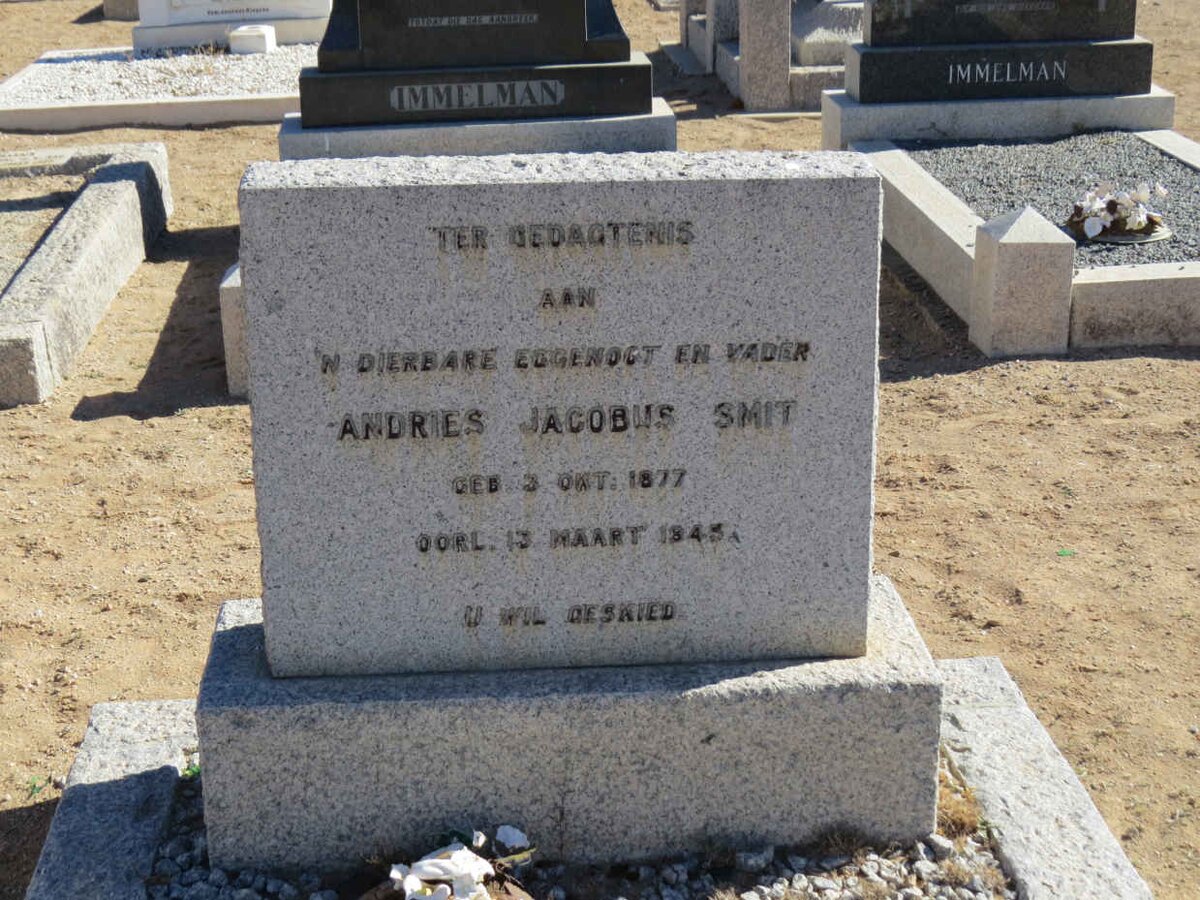 SMIT Andries Jacobus 1877-1945