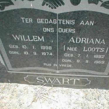 SWART Willem 1898-1974 &amp; Adriana LOOTS 1892-1969