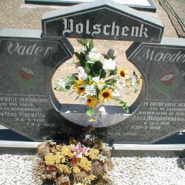 VOLSCHENK Petrus Cornelis 1904-1989 &amp; Anna Magdalena LE ROUX 1910-1988