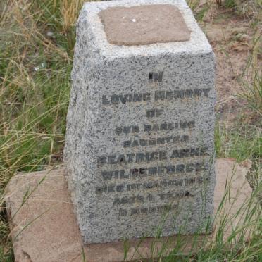 WILBERFORCE Beatrice Anne -194?