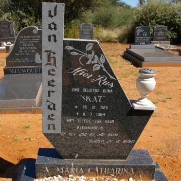 HEERDEN Maria Catharina, van 1925-1984