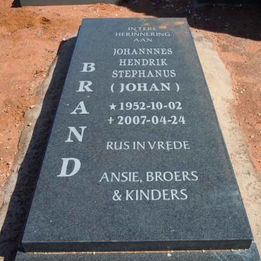 BRAND Johannes Hendrik Stephanus 1952-2007