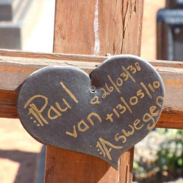 ASWEGEN Paul, van 1938-2010