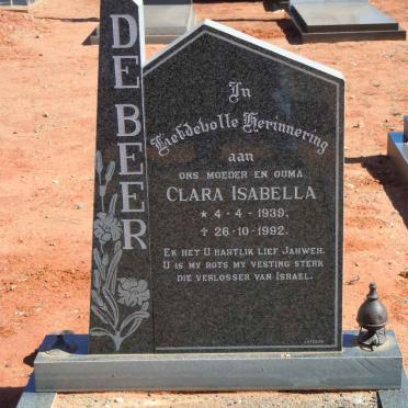 BEER Clara Isabella, de 1939-1992