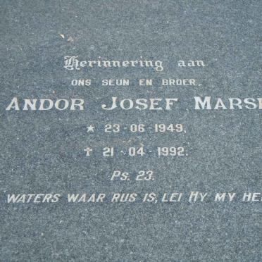 MARSI Andor Josef 1949-1992