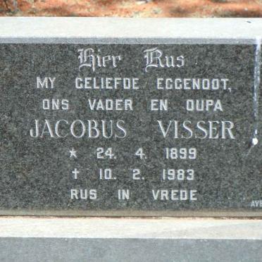 VISSER Jacobus 1899-1983