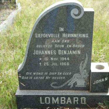 LOMBARD Johannes Benjamin 1944-1966